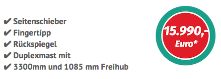 Preis und Standardausstattung